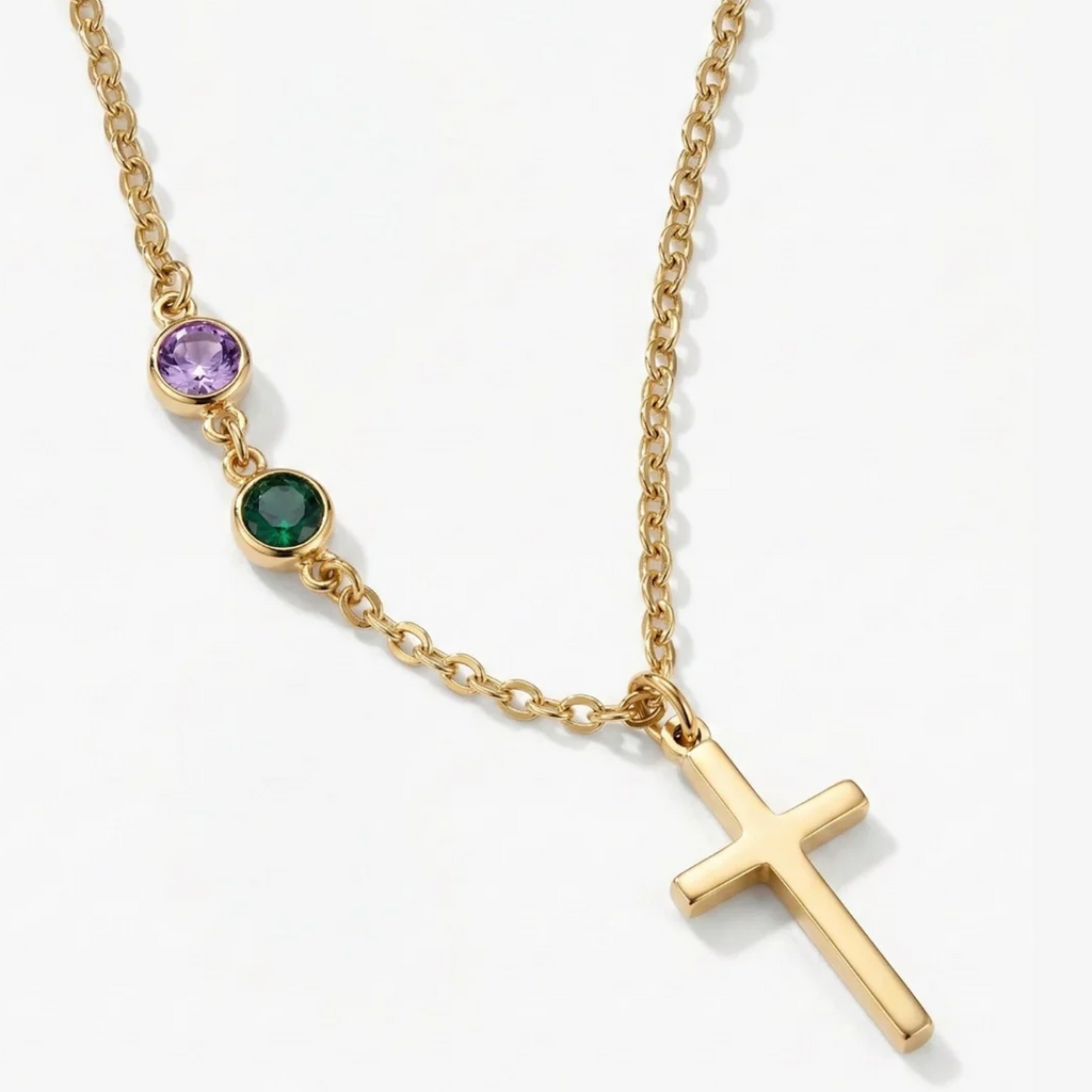 Faith & Birthstone Keepsake Necklace