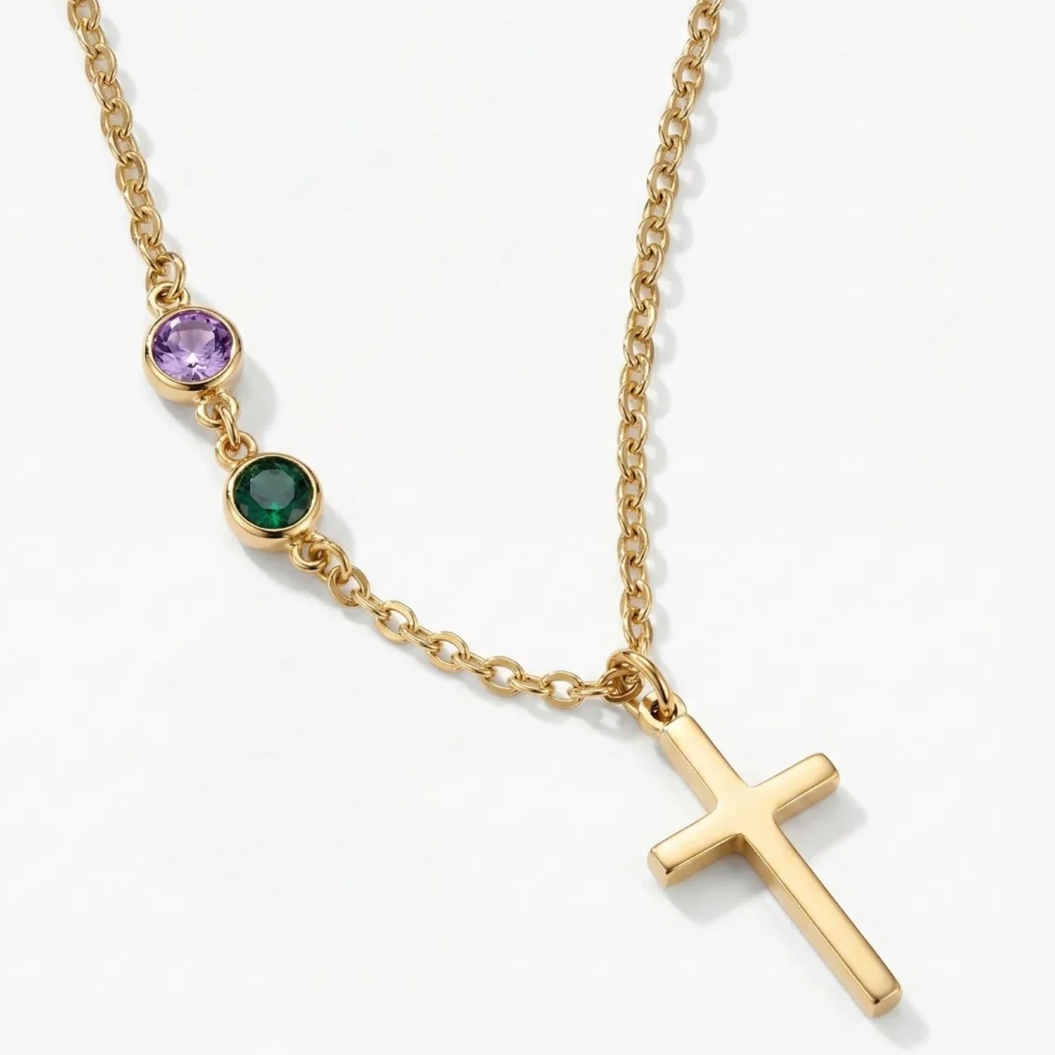 Faith & Birthstone Keepsake Necklace