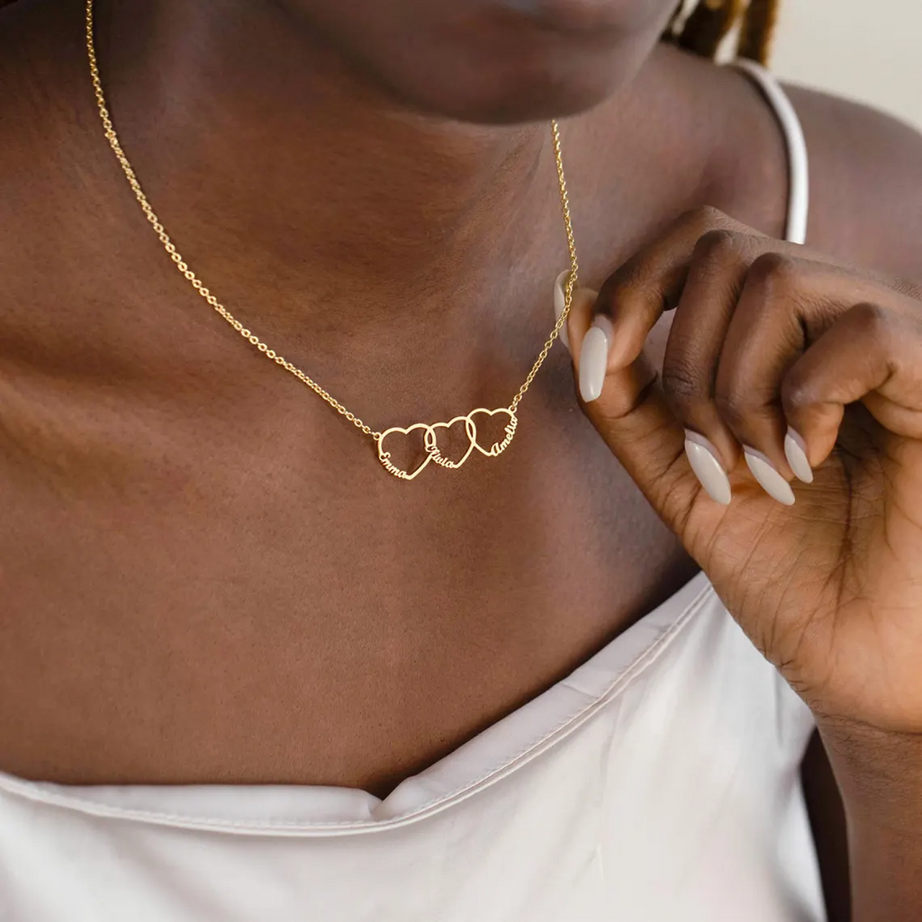 Personalized Heart & Name Necklace