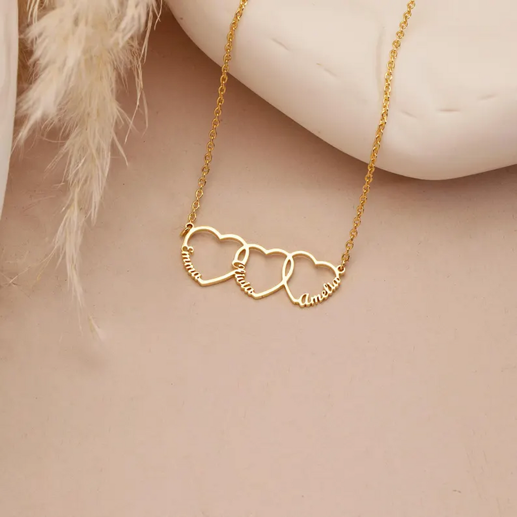 Personalized Heart & Name Necklace
