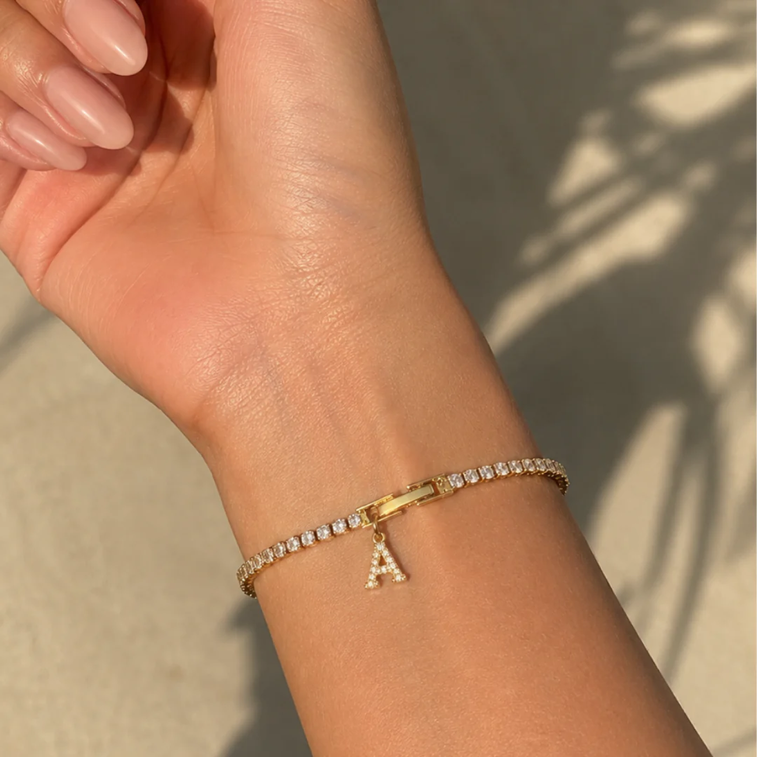Pulsera Tennis de Inicial Personalizada