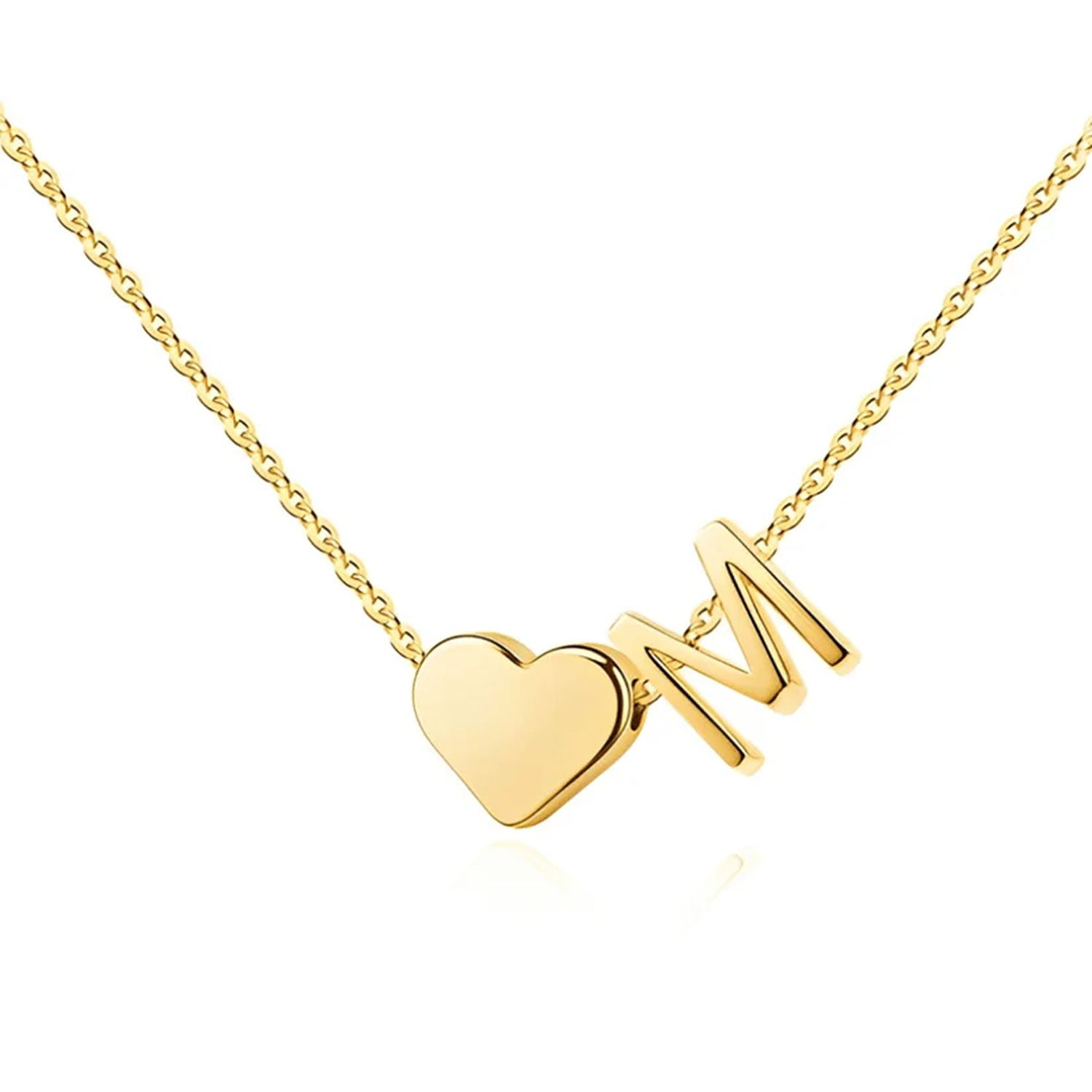 Initial-Kette „Ganzes Herz"