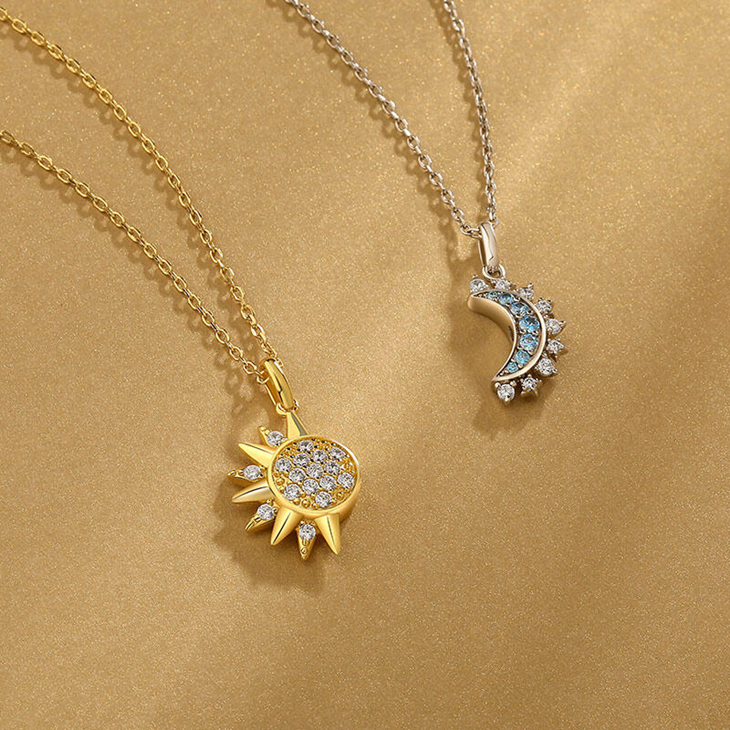 Sun and Moon Necklace