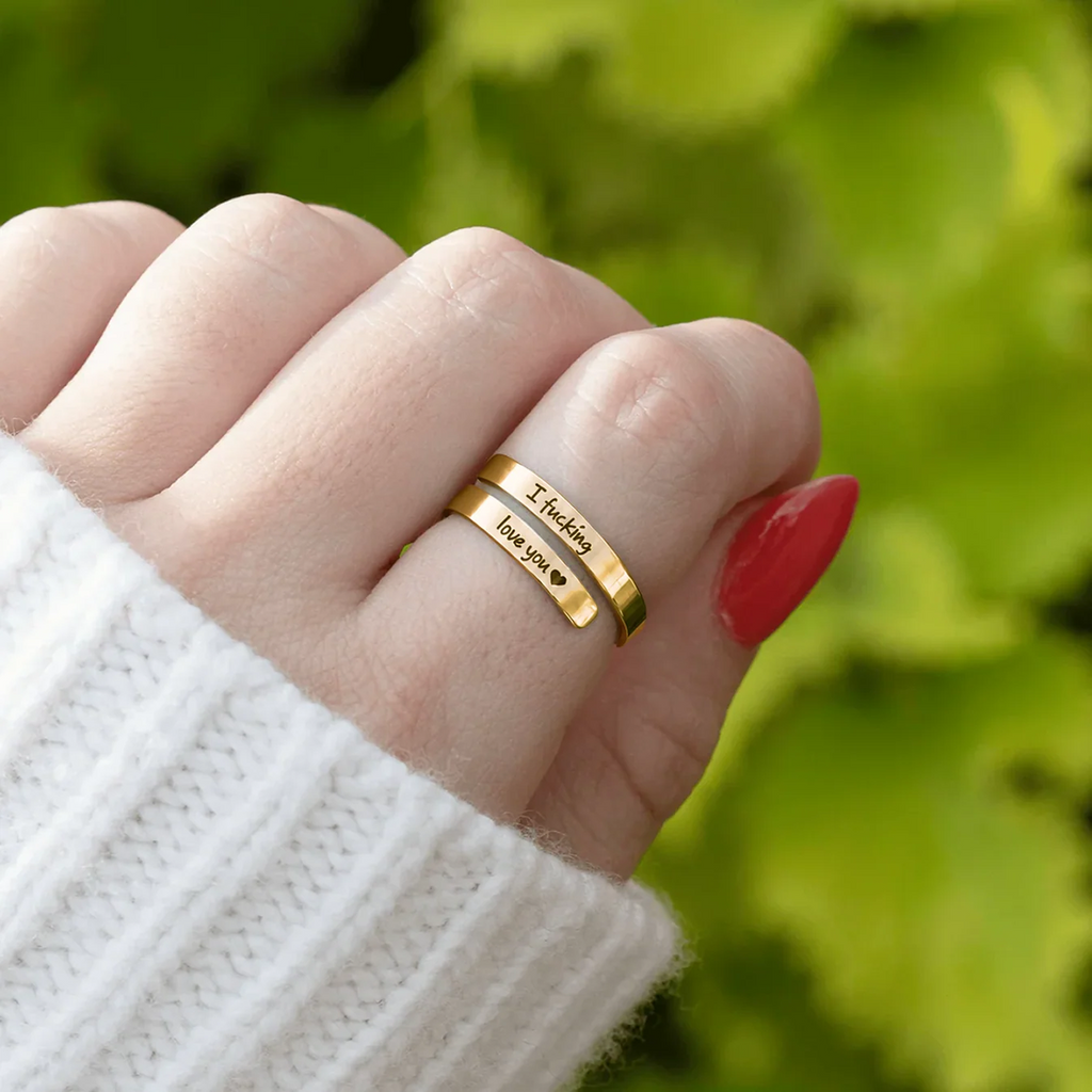 Ich Liebe Dich, Verdammt – Verstellbarer Ring
