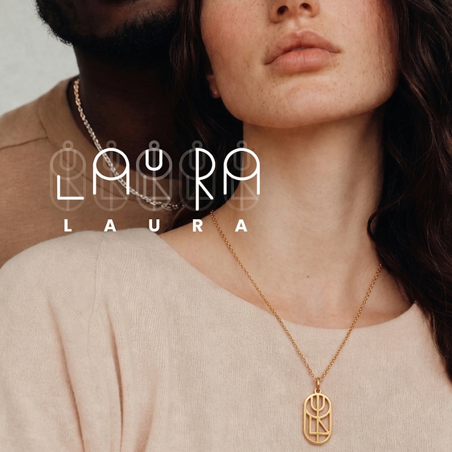 Collar Monograma de Pareja