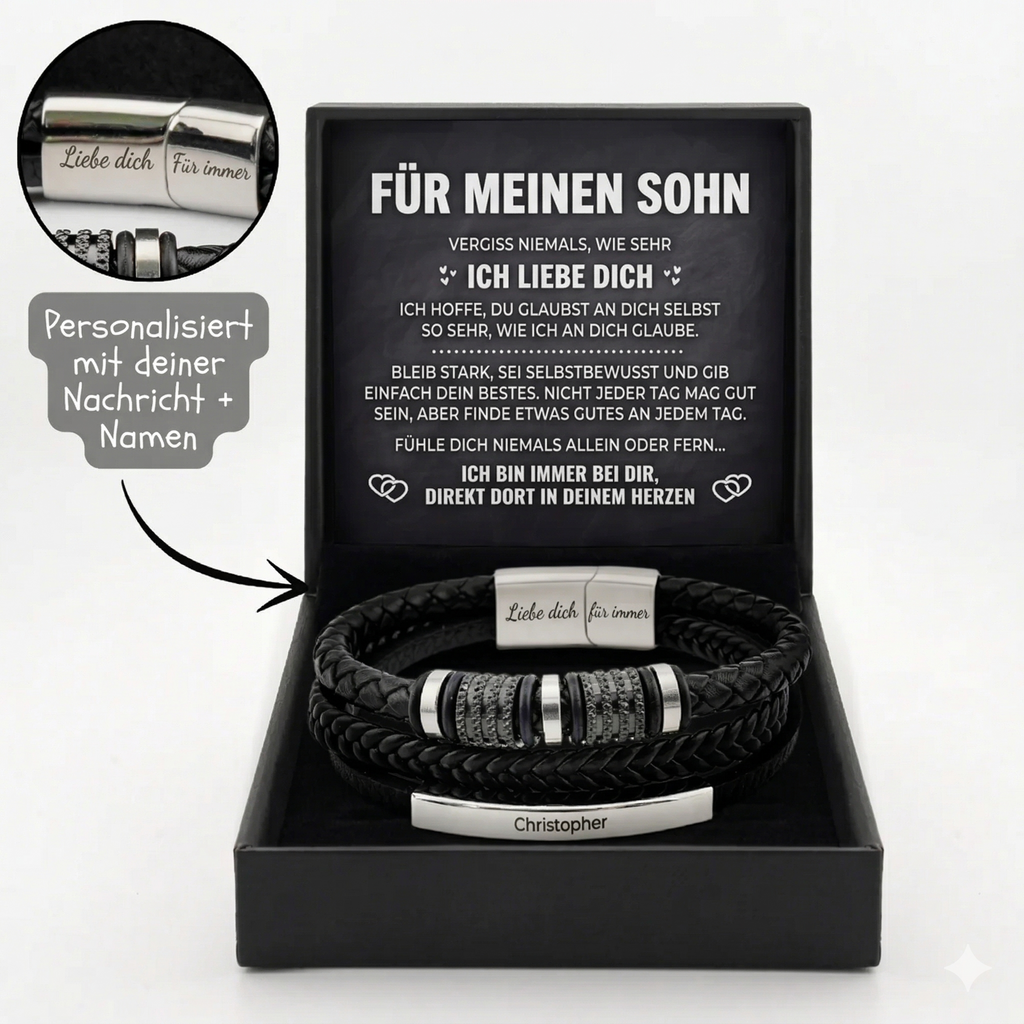 Für immer verbunden – Armband für den Sohn